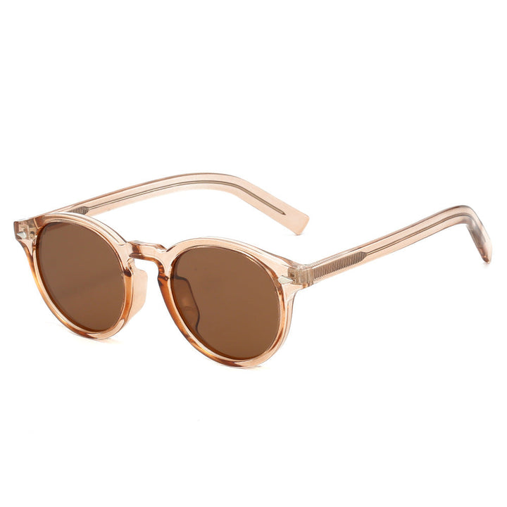 Women's fashionable sunglasses with transparent frame and yellow lenses Kalsten