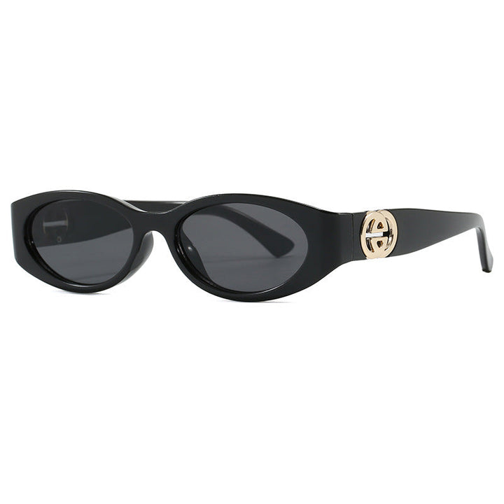 Women's fashionable cat-eye sunglasses with protective UV filter and luxurious accents Kalsten