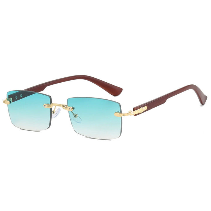 Ladies fashionable square sunglasses with exquisite gold frame Kalsten