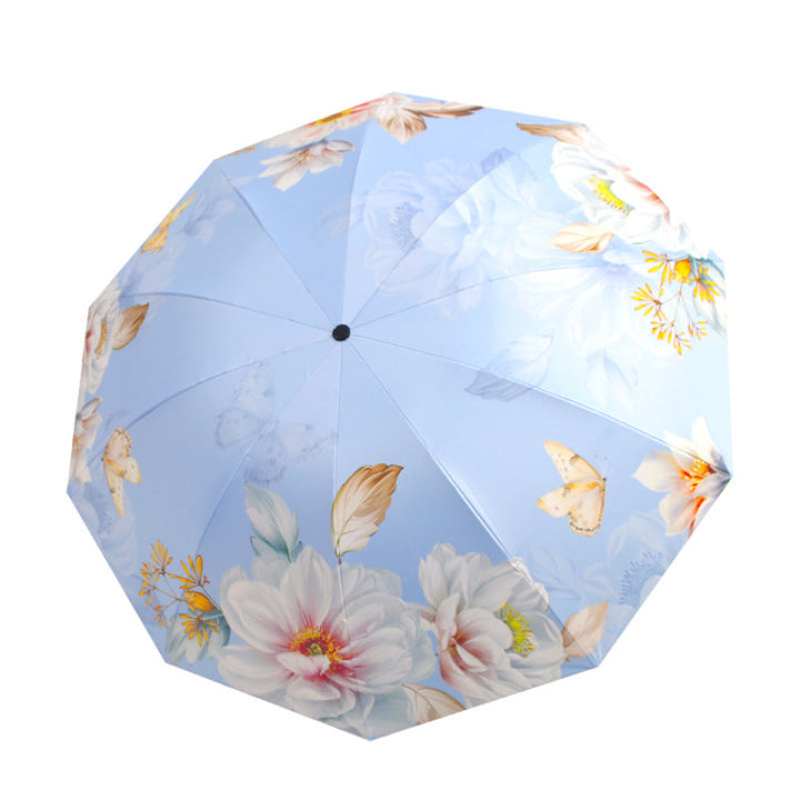 Women's umbrella with floral patterns and UV protection Kalsten