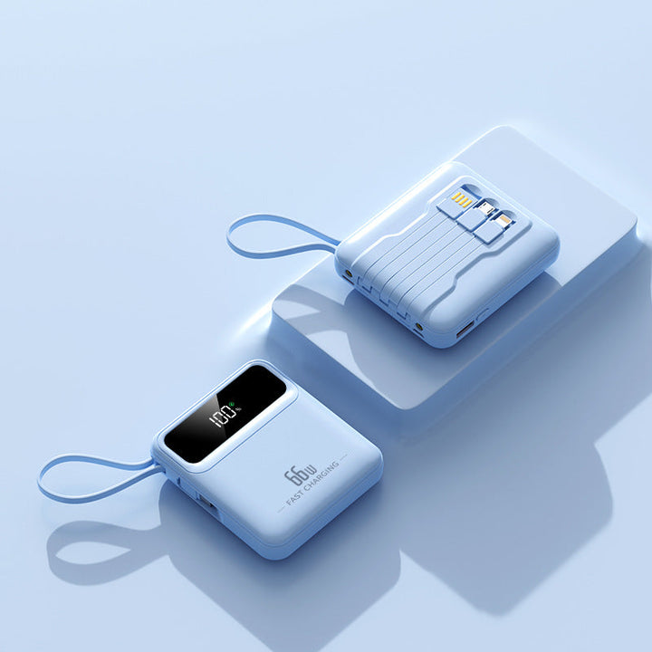 Compact power bank with fast charging function and digital charging status Kalsten