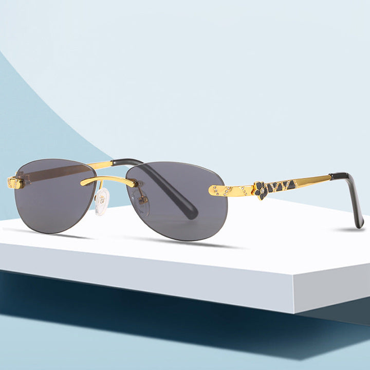 Women's fashionable sunglasses with stylish metal frame and protective lenses Kalsten