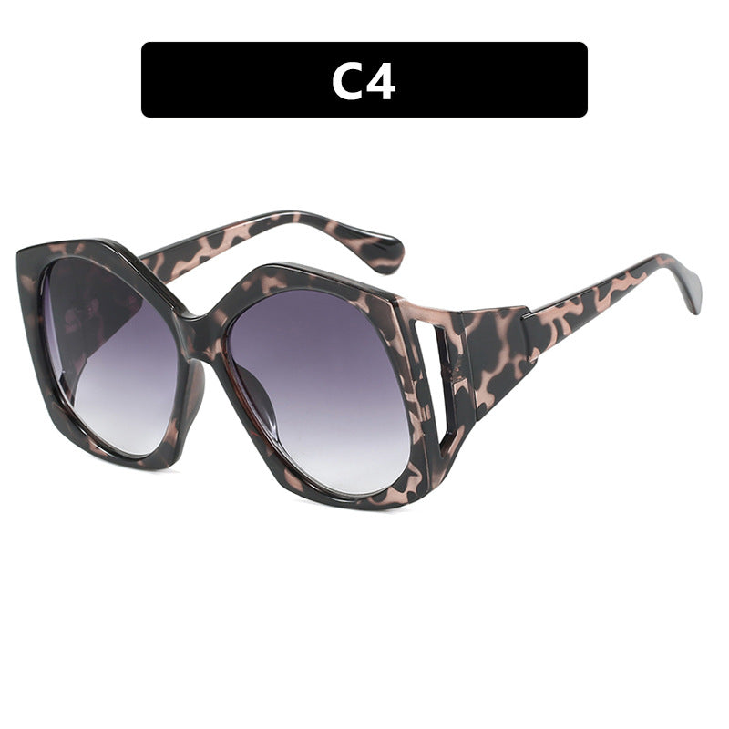 Women oversized sunglasses with futuristic design Kalsten