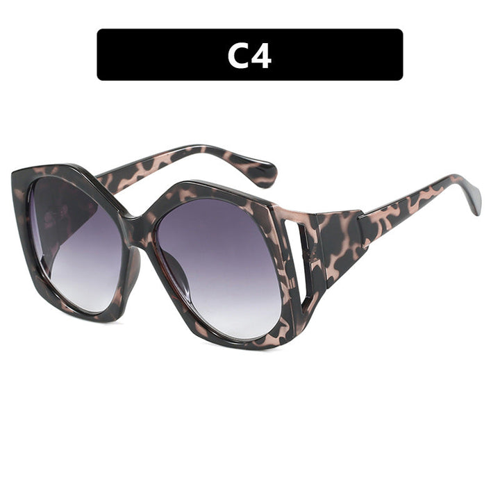 Women oversized sunglasses with futuristic design Kalsten