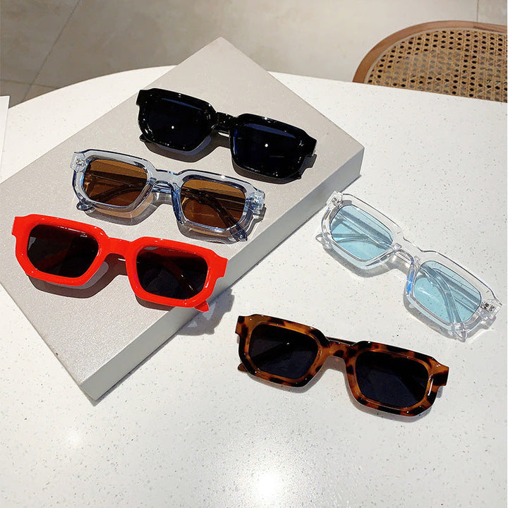 Women geometric sunglasses with fashionable high-gloss frame Kalsten