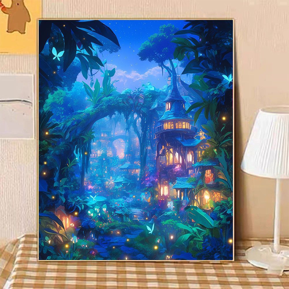 Enchanted Evening Landscape Canvas Art Kalsten