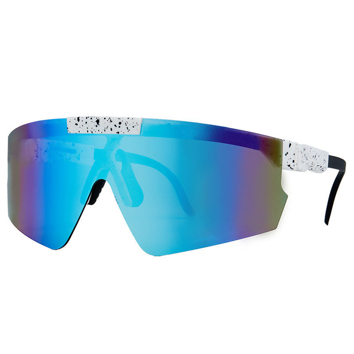 Unisex Futuristic Oversized Shield Sunglasses Kalsten