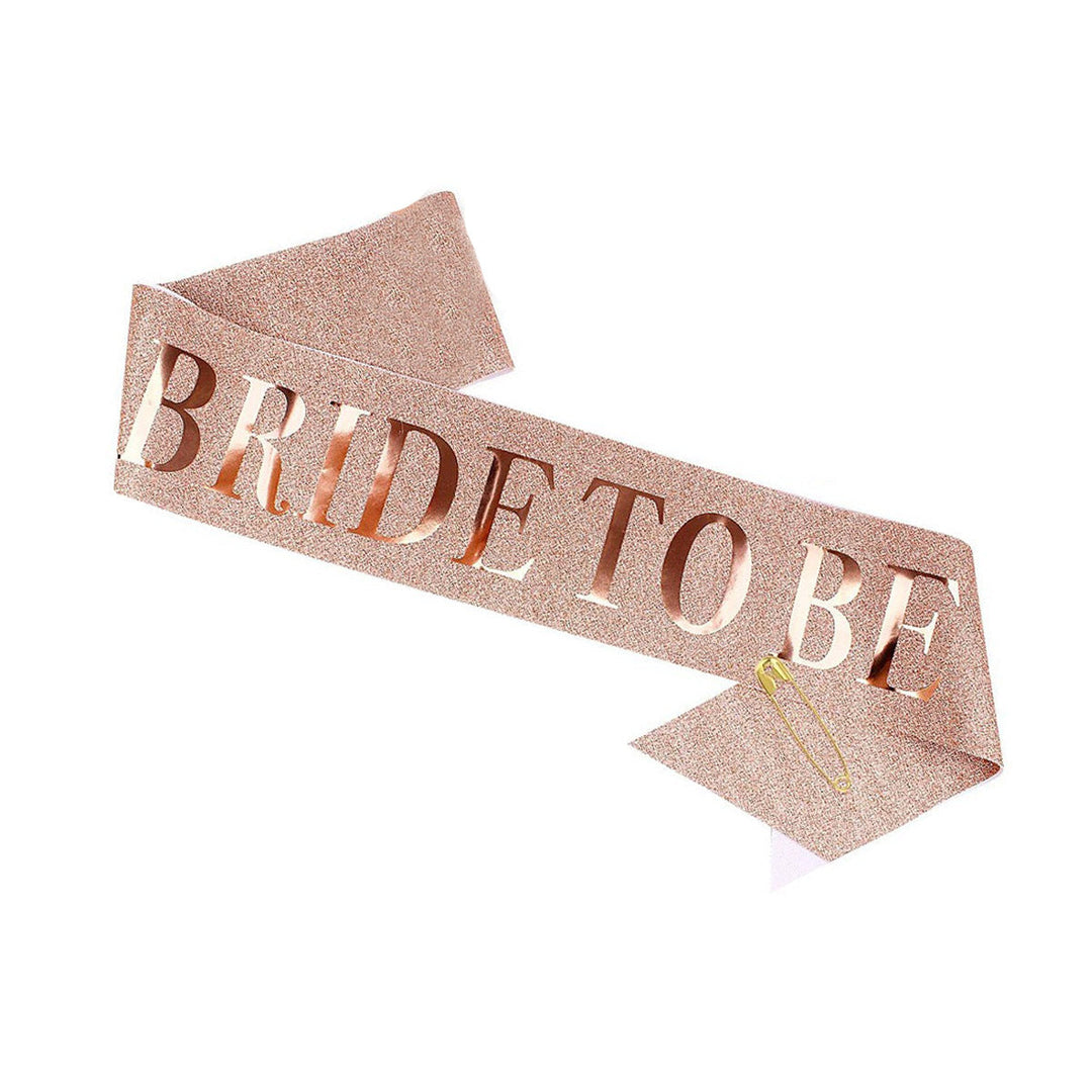 Ladies Glittering Bride Sash Kalsten