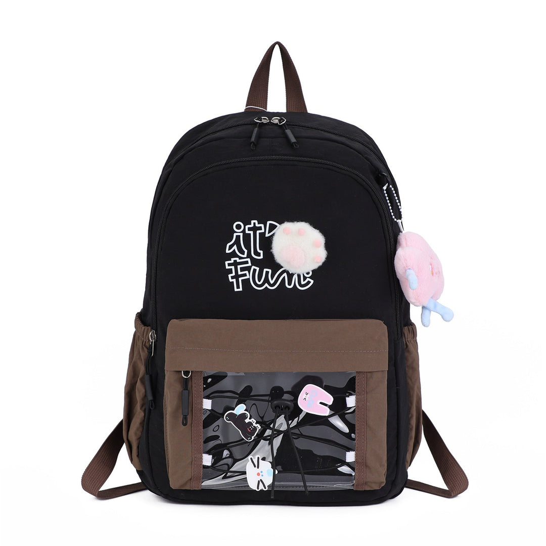 Backpacks with Transparent Front Pockets From Kalsten
