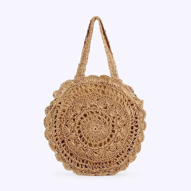 Hand-knotted Round Bag Kalsten