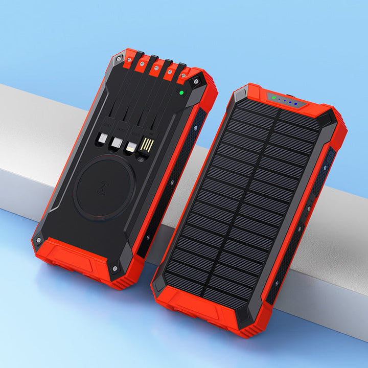 Power bank with solar-powered quick charger Kalsten