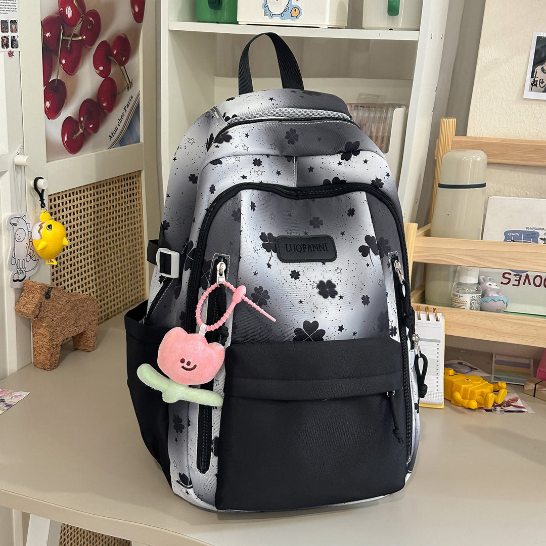 Fun Floral-Printed School Backpack