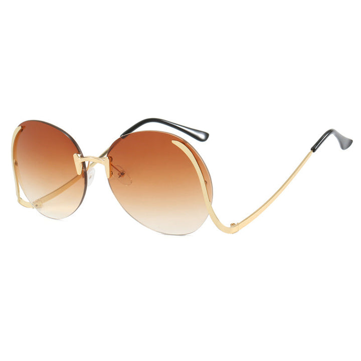 Women’s luxurious oversized sunglasses with innovative frame and UV protection Kalsten