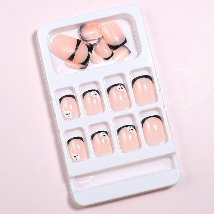 Artistic Ghost-Themed Press-On Nail Set Kalsten