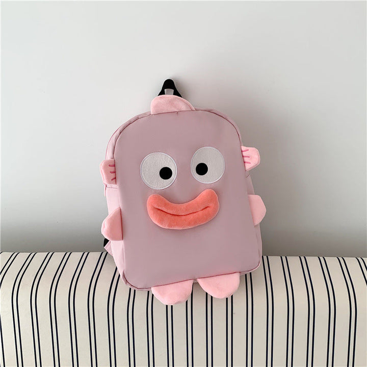 Plush Cartoon Character Backpack