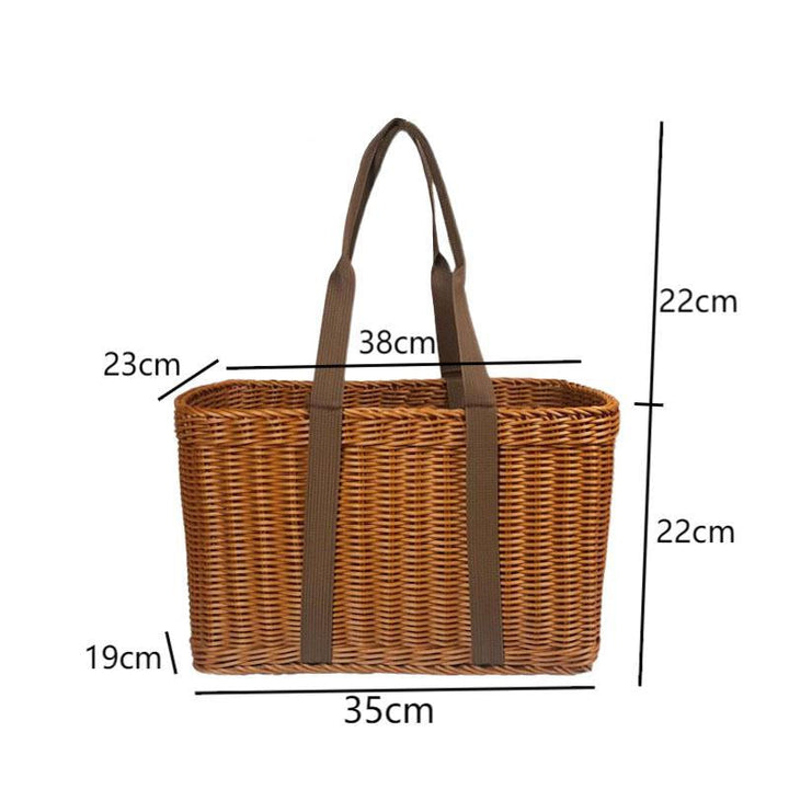 Handwoven Decorative Market Basket Kalsten