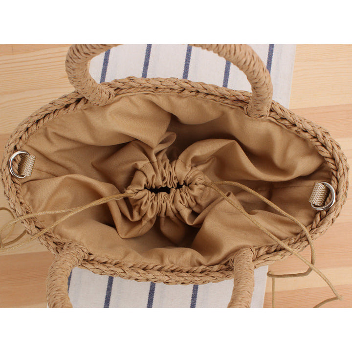 Braided tote bag with playful tassel detail Kalsten