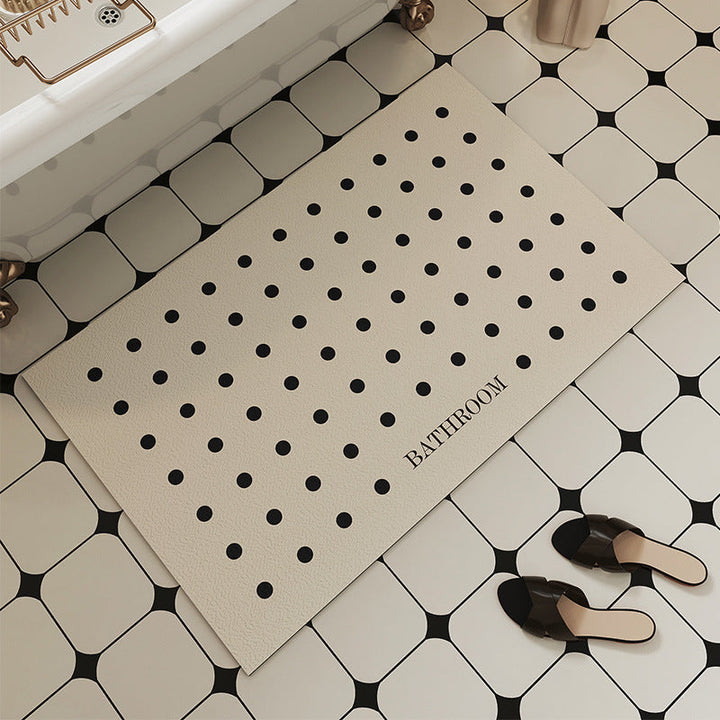 Modern Dot Pattern Bath Mat Kalsten