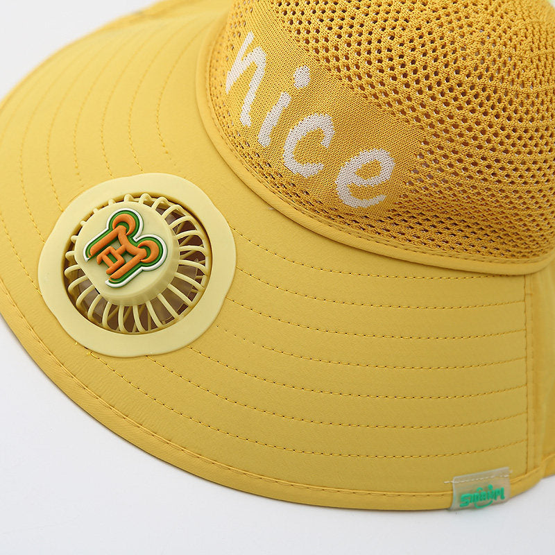 Child-Sun-Protective-Hat with Neck Protection, Breathable Mesh and Adjustable Chin Strap Kalsten