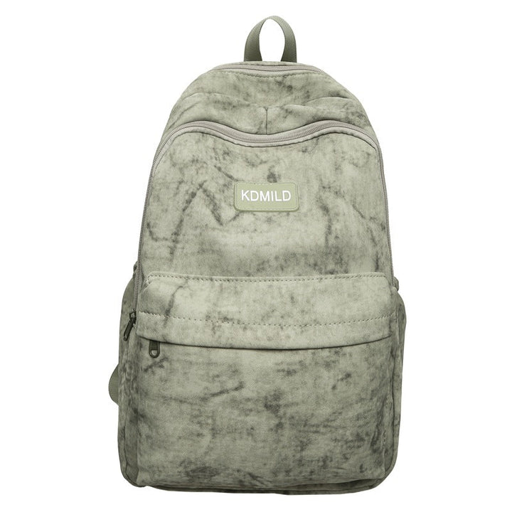 Lightweight Textured Canvas School Backpack Kalsten