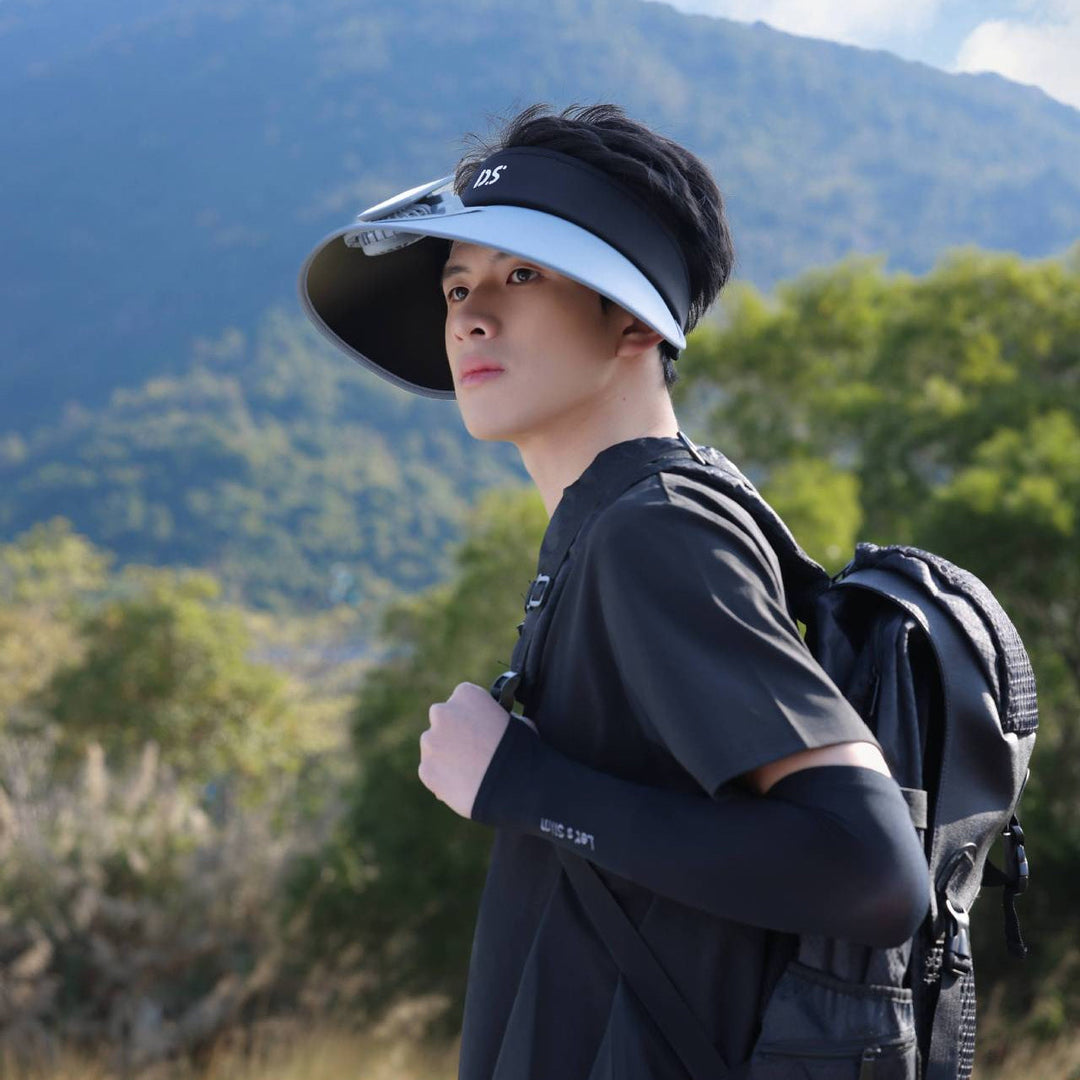 Adjustable sun visor with extra wide brim and breathable headband Kalsten