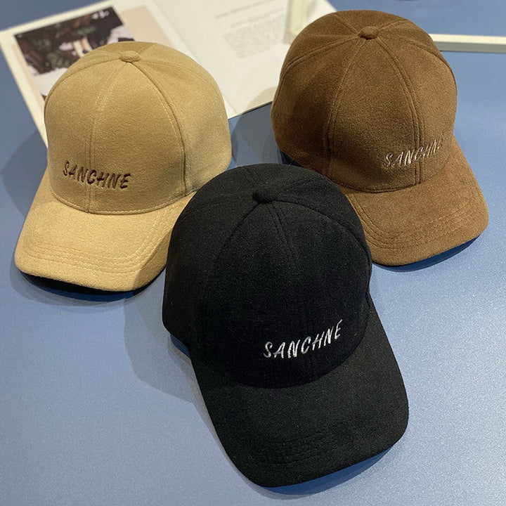 Women's Embroidered Wool Baseball Cap Kalsten