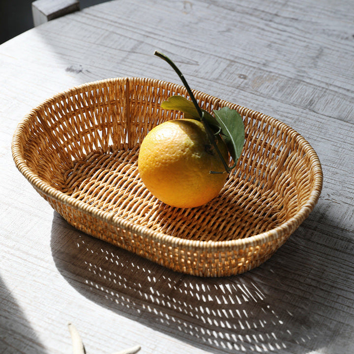 Unisex Rectangular Braided Basket with Ergonomic Design Kalsten