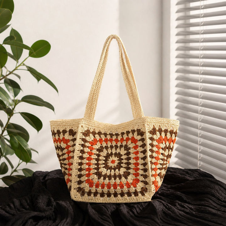 Hand-knotted cotton tote bag Kalsten