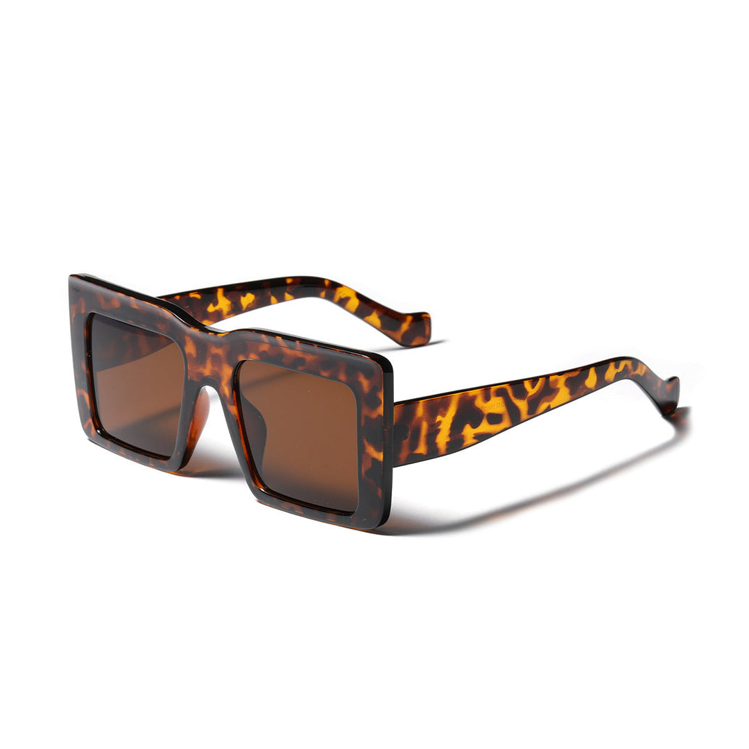 Women square sunglasses with transparent frame and UV protection Kalsten