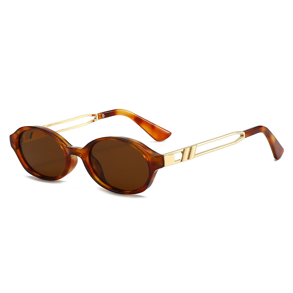 Women Elegant Sunglasses in luxurious tortoiseshell design with golden metal accents Kalsten