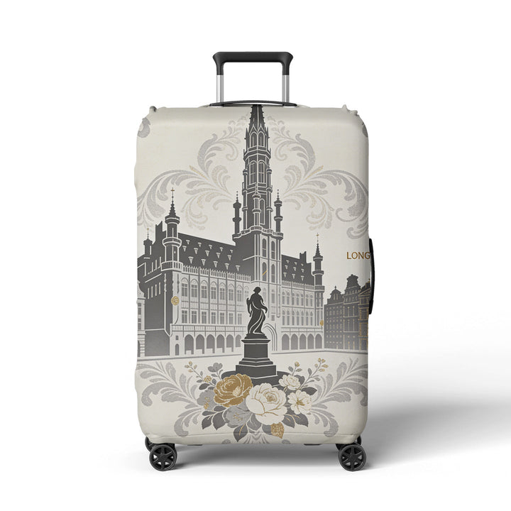 Women's suitcase cover in futuristic design Kalsten