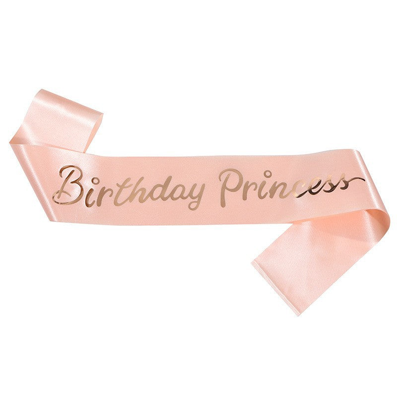Women's Glittering Birthday Sash Kalsten