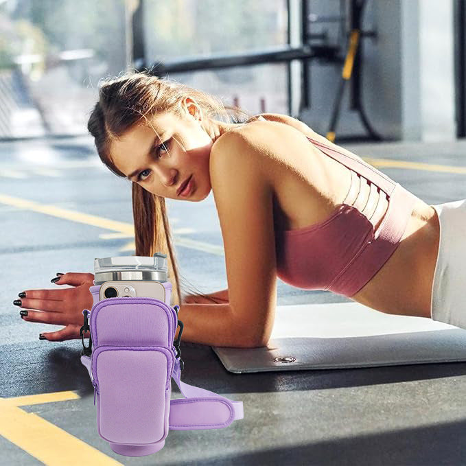 Unisex Portable Drink Container with Multifunctional Compartments Kalsten