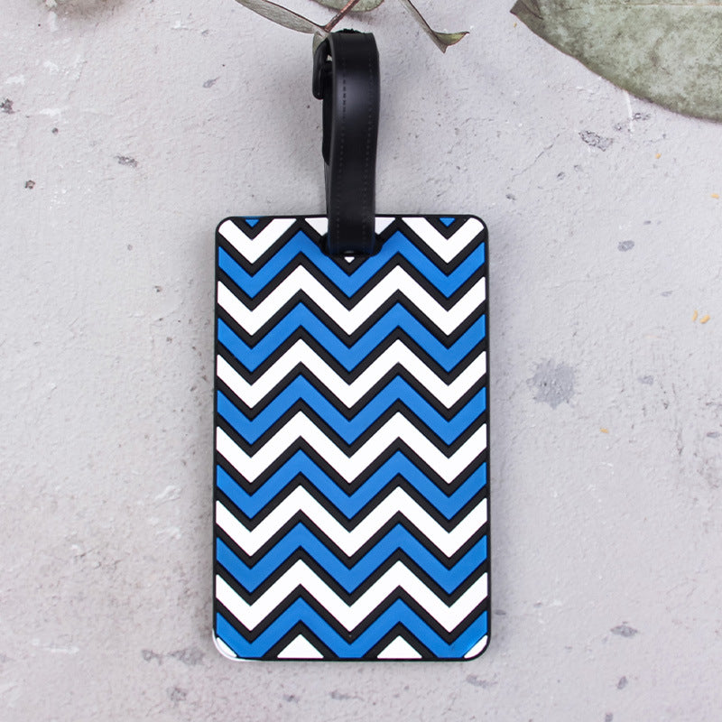 Stylish Chevron Pattern Luggage Tag Kalsten
