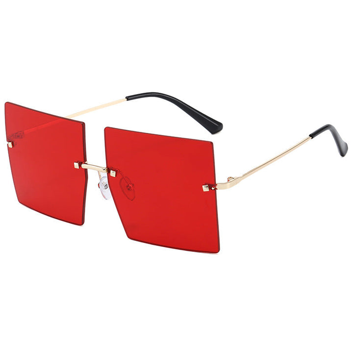 Women’s modern geometric sunglasses with filigree metal frame Kalsten