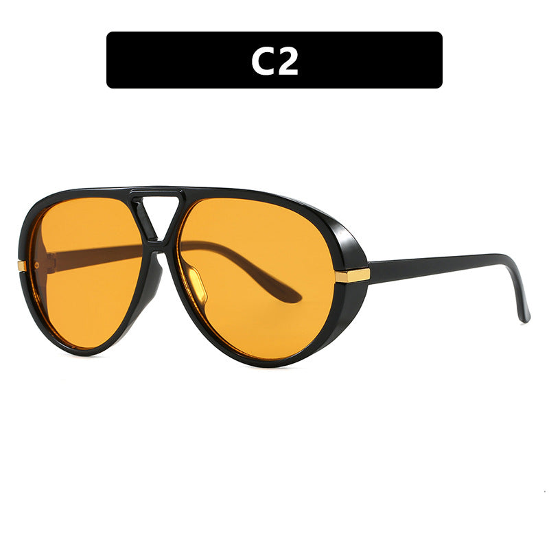 Women's fashionable large sunglasses with elegant frame and protective lenses Kalsten