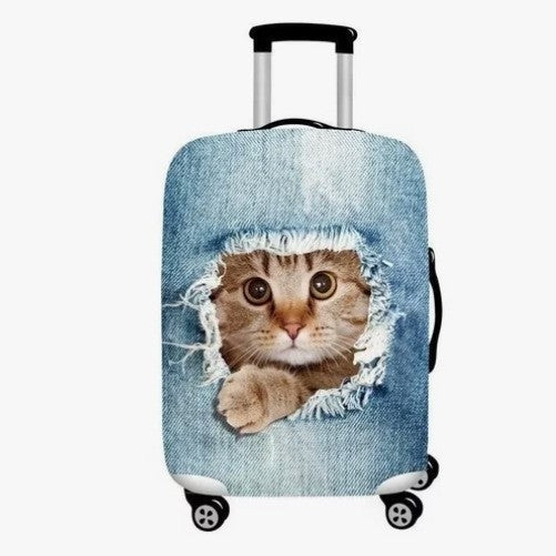 Unisex nan Kids Cabin Trolley with international landmark motif and lightweight ABS shell Kalsten