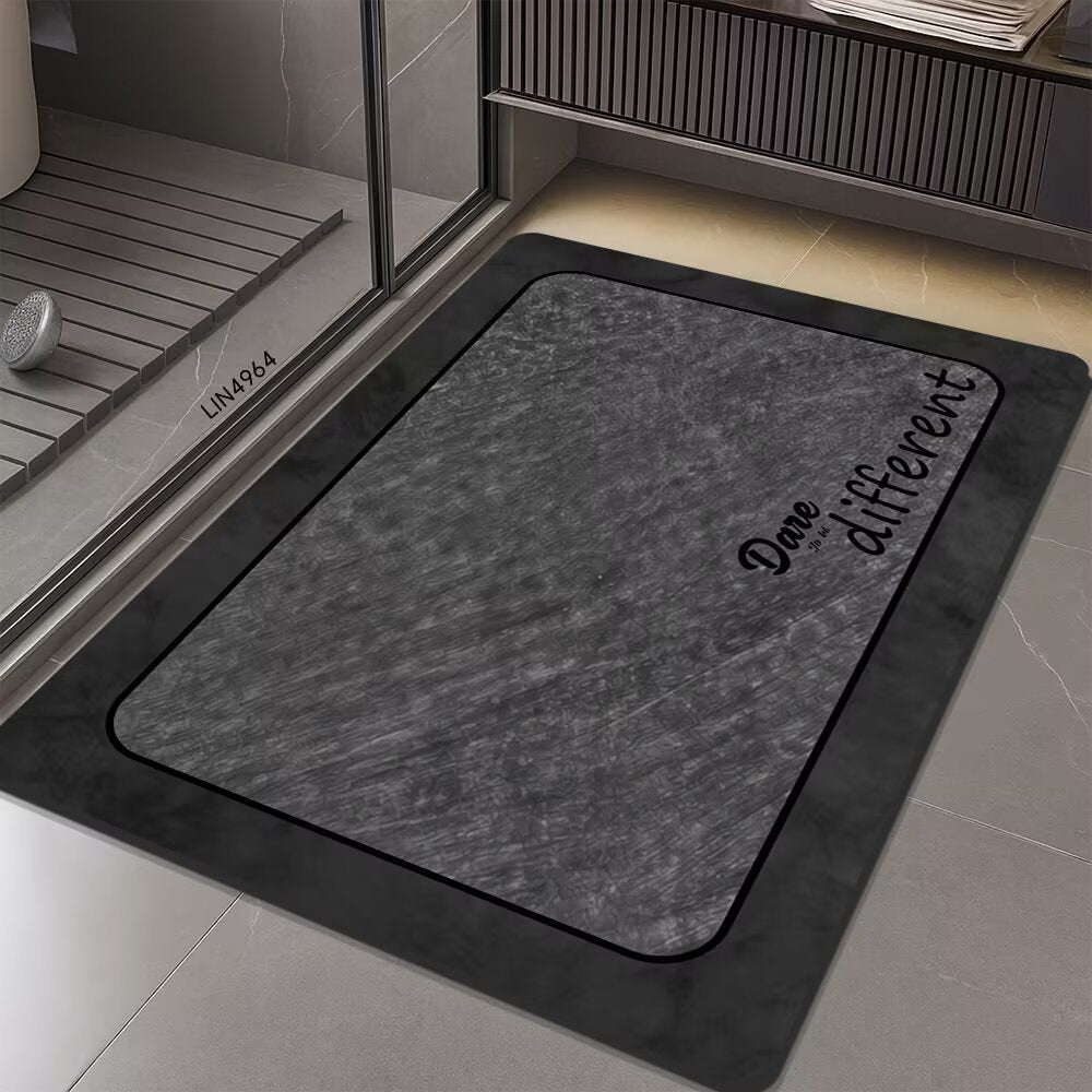 Geometric Hexagonal Pattern Bath Mat Kalsten