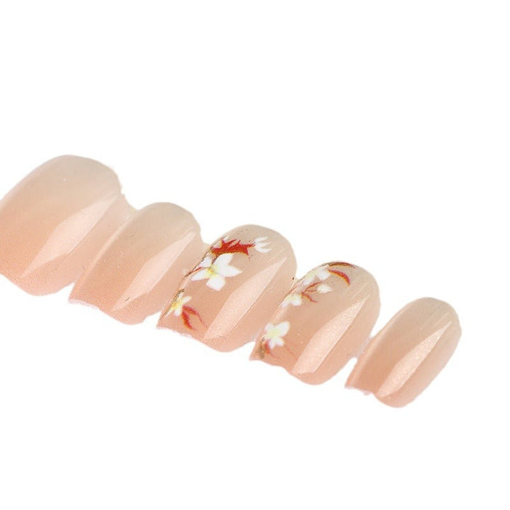 Artistic Floral Press-On Nail Design Set Kalsten