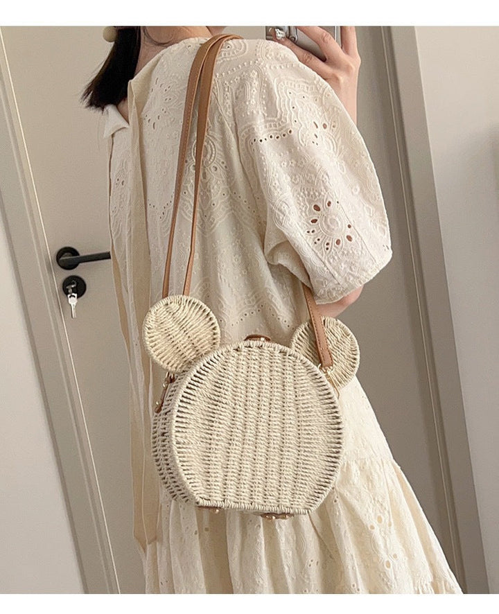 Women's shoulder bag with playful ear design Kalsten