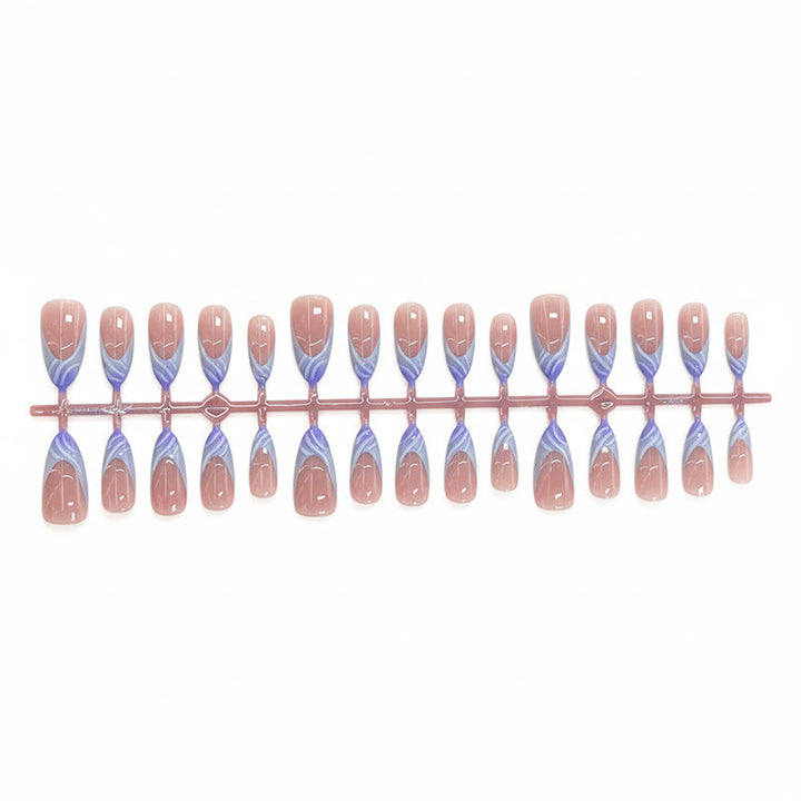 Artistic Watercolor Press-On Nail Set Kalsten