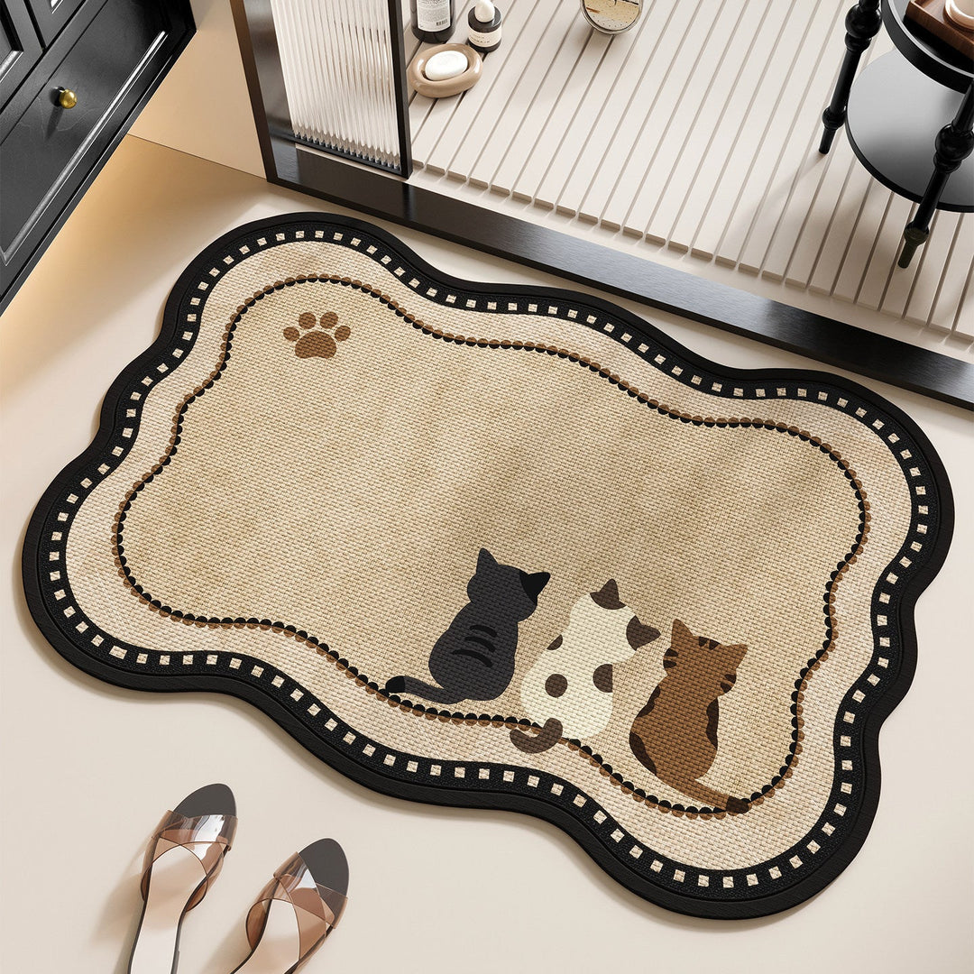 Pet-Themed Bath Mat Kalsten