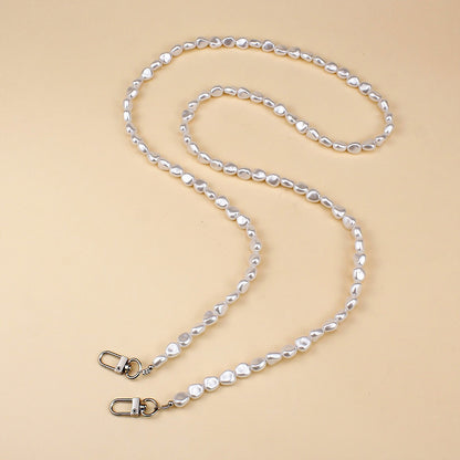 Elegant Pearl and Chain Necklace Acalora