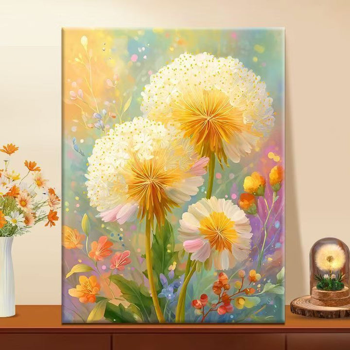 Floral Fantasy Illustration Canvas Art Kalsten