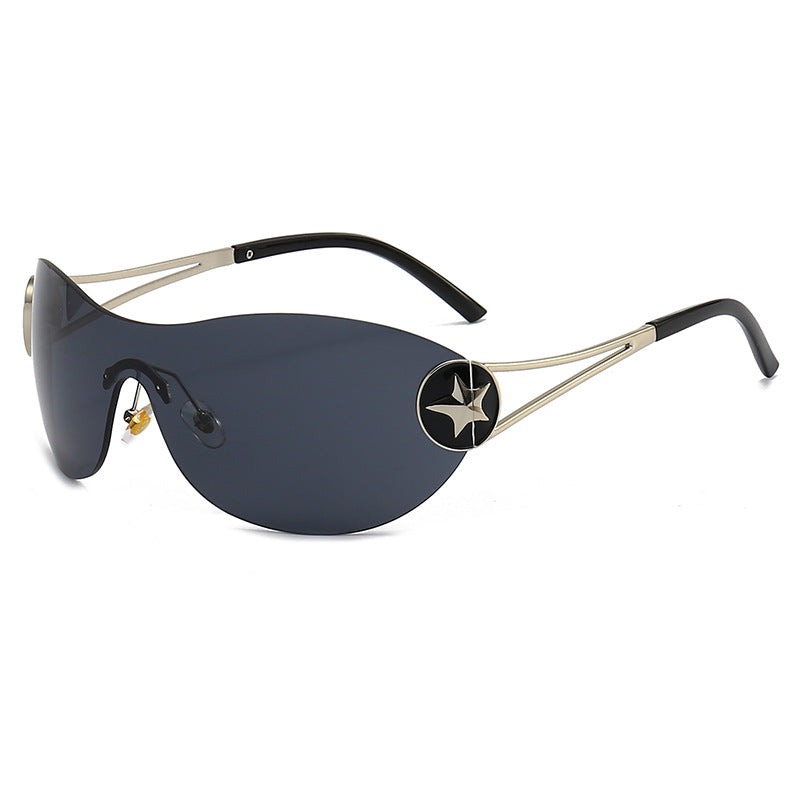 Women's fashionable sunglasses with transparent design and stylish accents Kalsten