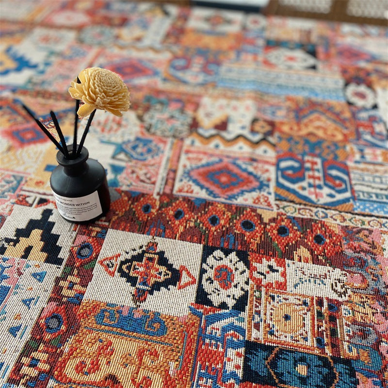 Decorative Geometric Pattern Table Cover