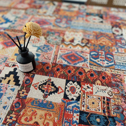 Decorative Geometric Pattern Table Cover