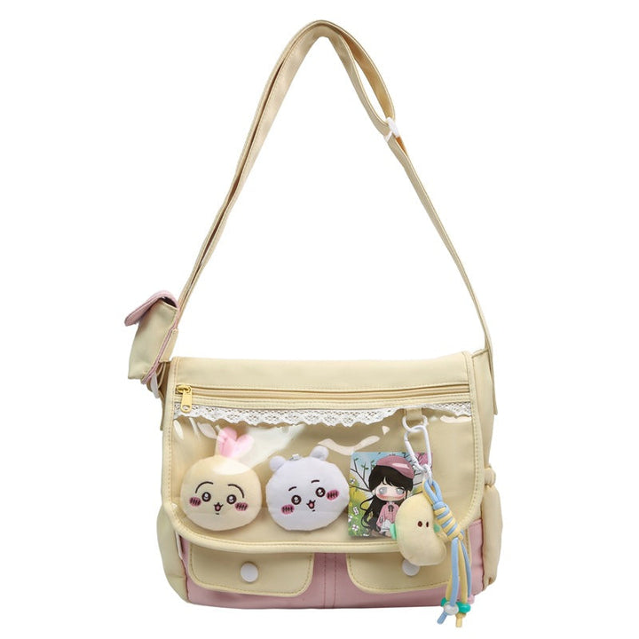 Cute Character-Themed Messenger Bag Kalsten