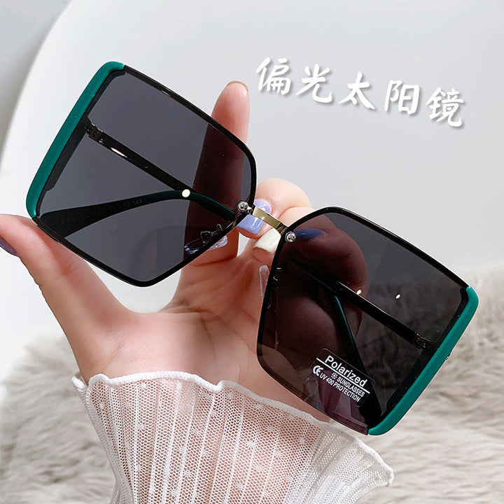 Women's oversized square sunglasses with polarized lenses Kalsten