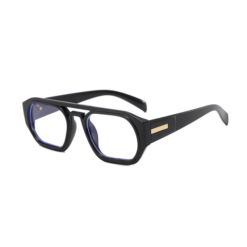 Women’s fashionable rectangular glasses with elegant metal accent Kalsten
